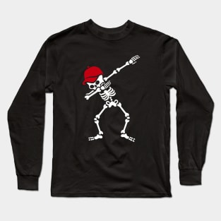 Dabbing skeleton (Dab) baseball cap Long Sleeve T-Shirt